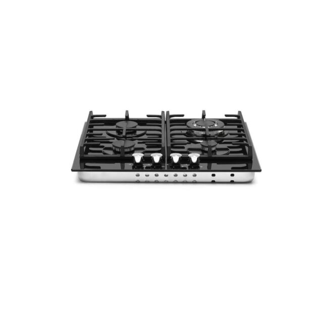 Montpellier MGH61BG Gas on Glass Black Hob