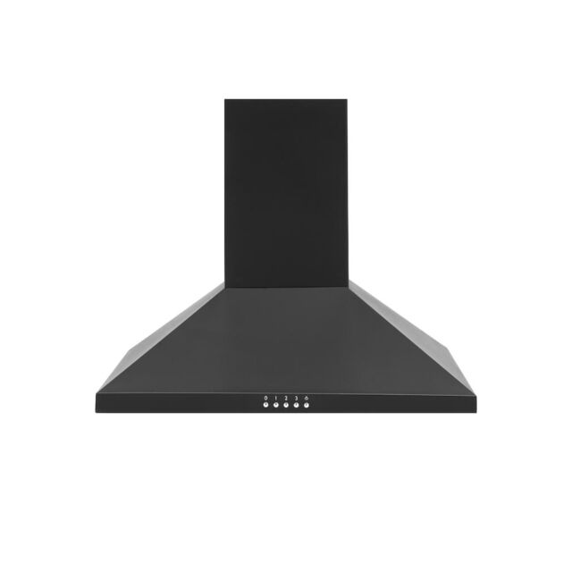 Montpellier MH600BK 60cm Black Chimney Hood