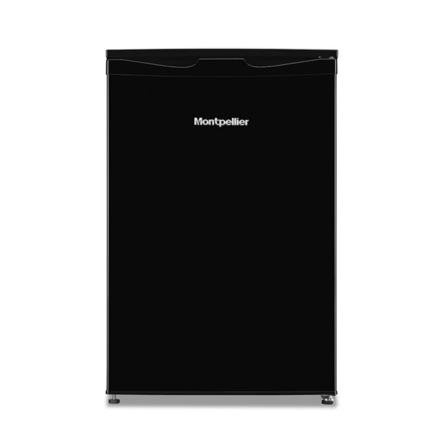Montpellier MLA54BK Undercounter Larder Fridge in Black