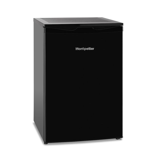 Montpellier MLA54BK Undercounter Larder Fridge in Black
