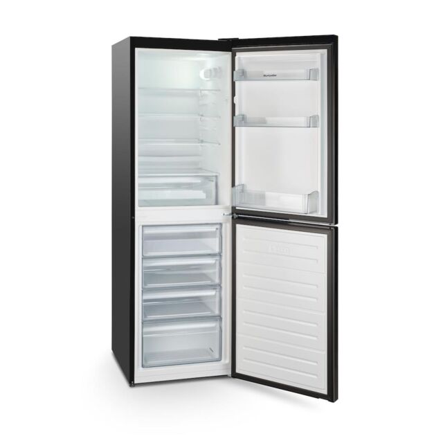Montpellier MLF1770EK Low Frost Fridge Freezer In Black