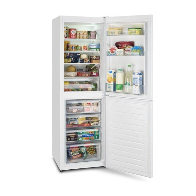 Montpellier MLF1770EW Low Frost Fridge Freezer In White
