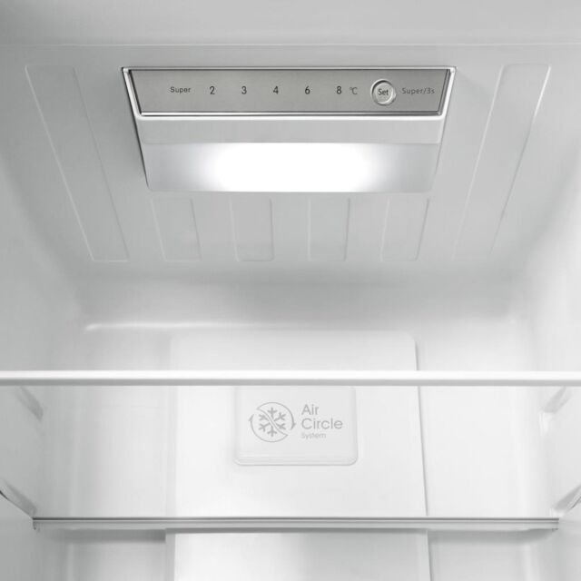 Montpellier MNF167ES No Frost 50/50 Fridge Freezer In Silver
