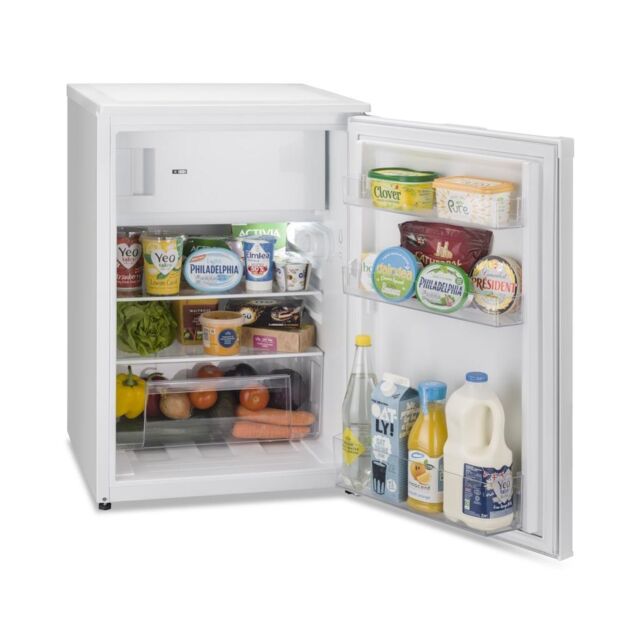 Montpellier MRF54W Undercounter Fridge with 4* Icebox in White
