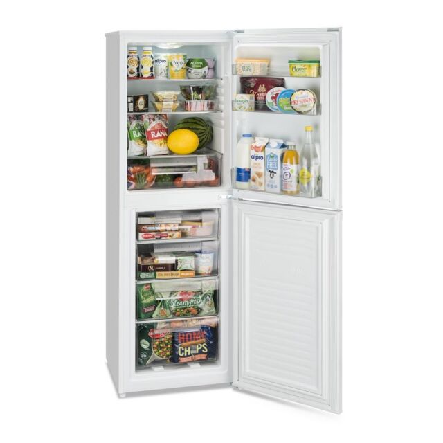 Montpellier MS175W 50/50 Static Fridge Freezer in White