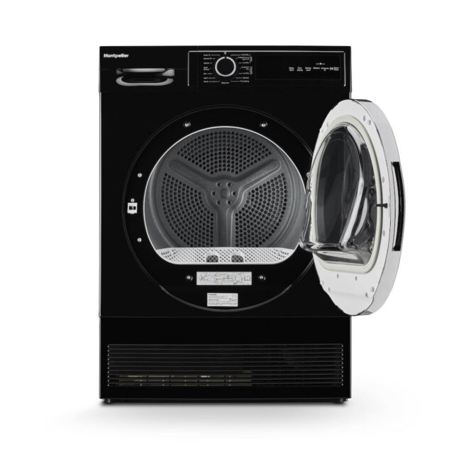 Montpellier MTDC8SDK 8kg Condenser Sensor Tumble Dryer - Black