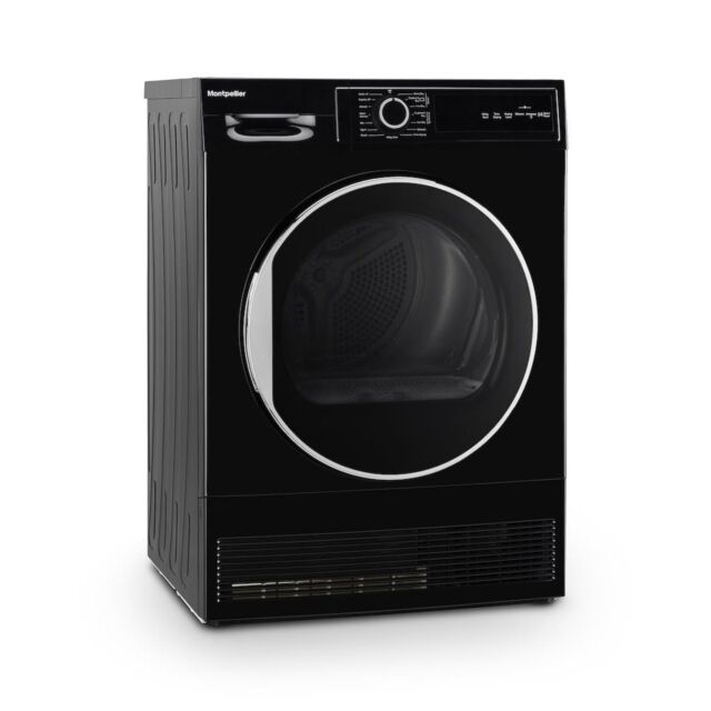 Montpellier MTDC8SDK 8kg Condenser Sensor Tumble Dryer - Black