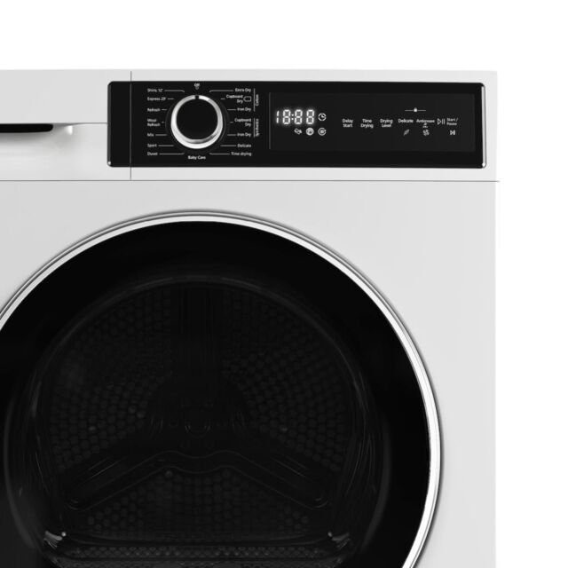 Montpellier MTDC8SDW 8kg Condenser Sensor Tumble Dryer - White