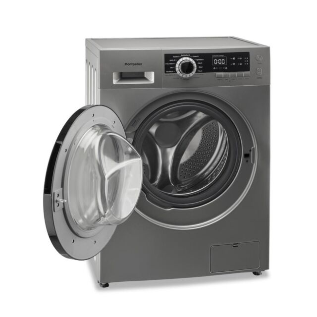 Montpellier MWD8614DS 8kg Washer Dryer in Dark Silver