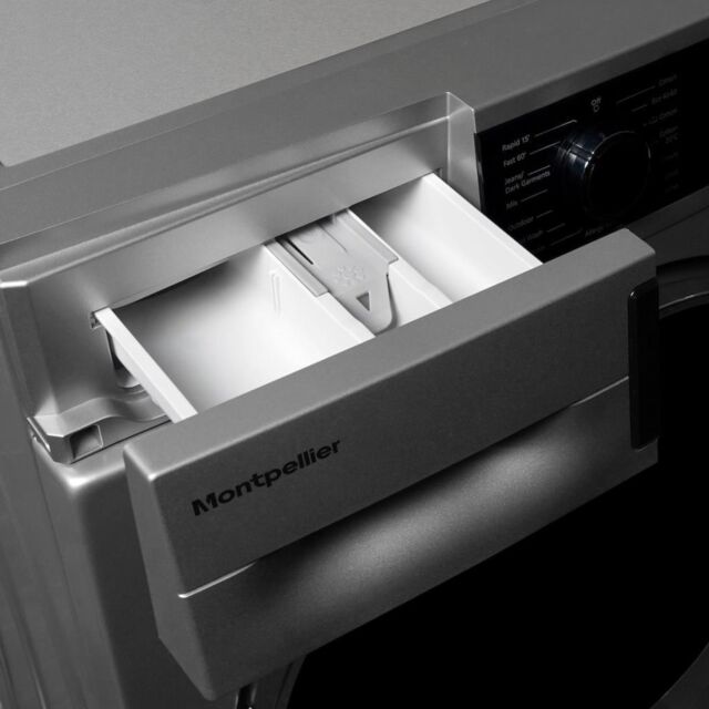 Montpellier MWM814BLS 8kg 1400rpm Freestanding Washing Machine - Silver