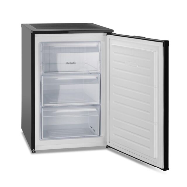 Montpellier MZF54BK Undercounter Freezer in Black