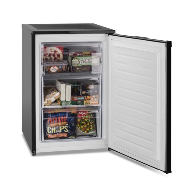 Montpellier MZF54BK Undercounter Freezer in Black