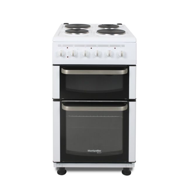 Montpellier Eco TCE51W 50cm Twin Cavity Electric Cooker