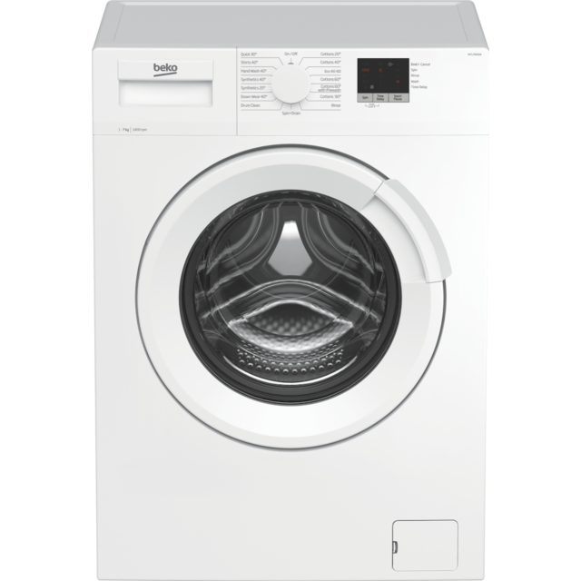 Beko WTL74051W Freestanding 7kg 1400rpm Washing Machine - White