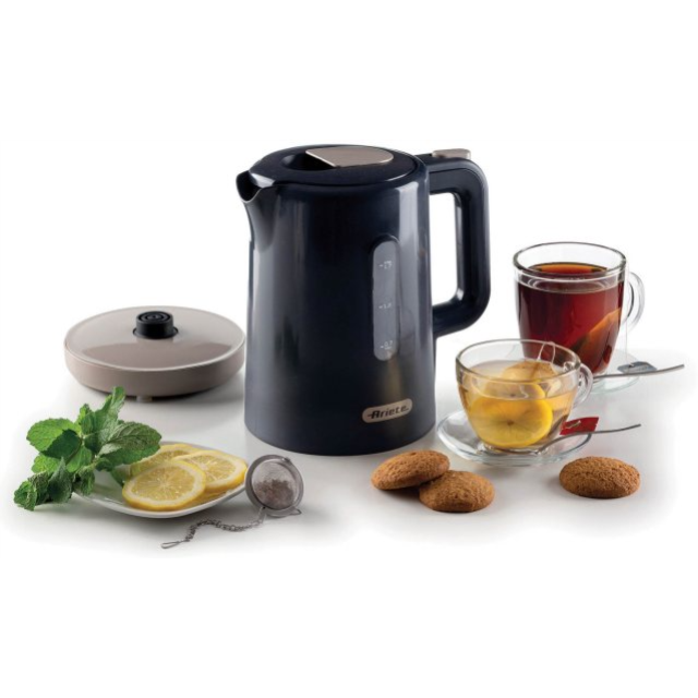 Ariete AR2846 2200W 1.7L Breakfast Line Kettle - Dark Grey