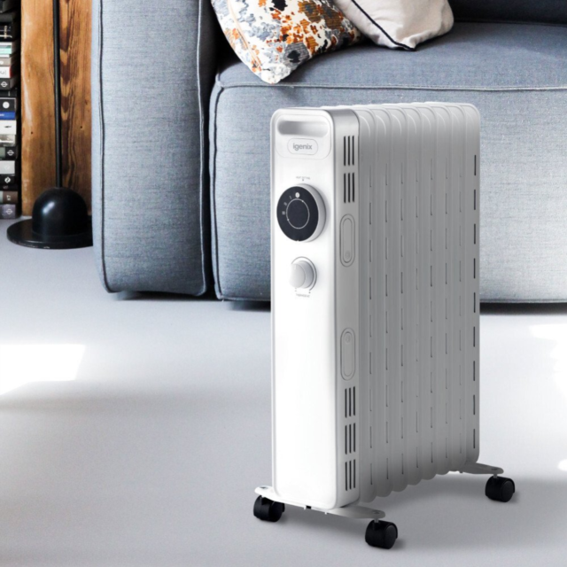 Igenix IG2620 2000W Oil Filled Radiator White
