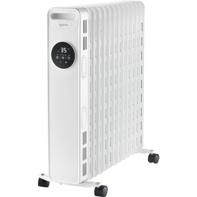Igenix IG2626 2500W Digital Oil filled Radiator White