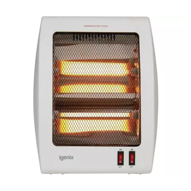 Igenix IG9509 800W Quartz Heater White