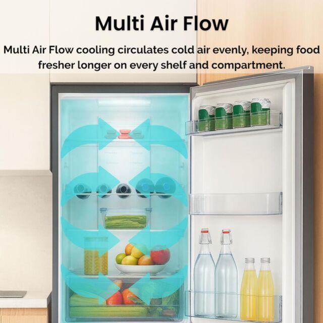Teknix FFPH1825PW/E 55cm 50/50 Fridge Freezer Total No Frost - White