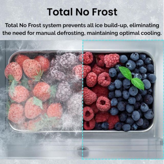 Teknix FFPH1825PW/E 55cm 50/50 Fridge Freezer Total No Frost - White