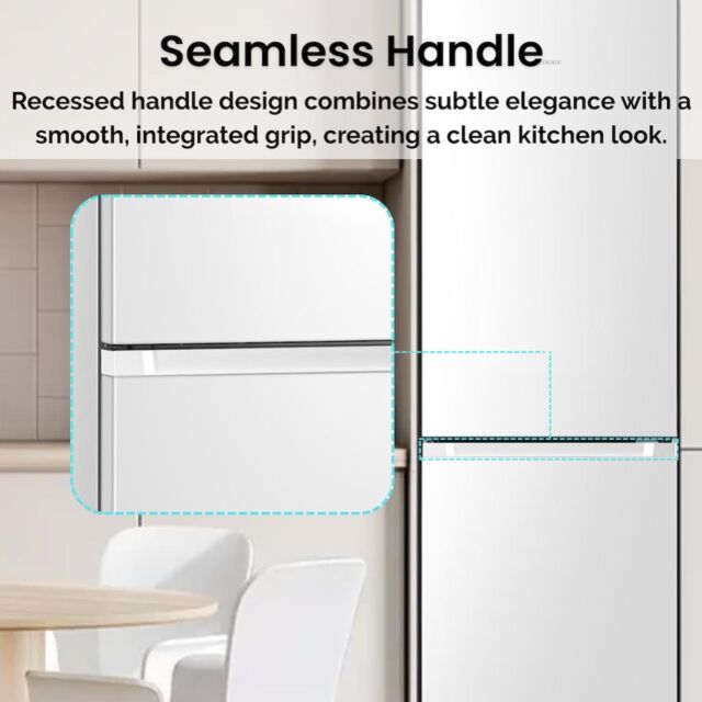 Teknix FFPH1825PW/E 55cm 50/50 Fridge Freezer Total No Frost - White