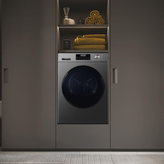 Teknix TK3HP10XS 10kg Heat Pump Tumble Dryer - Titanium