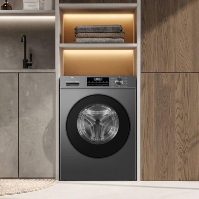Teknix TK3W1014XS 3 Series 10kg Washing Machine with 1400rpm Spin - Graphite