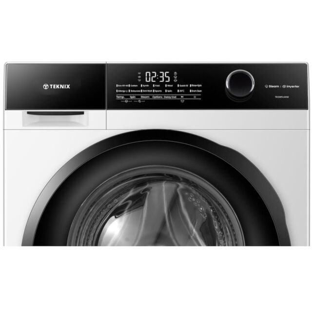 Teknix TK5W914HW 5 Series 9kg Washing Machine with 1400rpm Spin - White