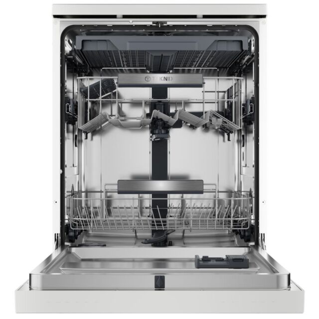 Teknix TX3FD618W 3 Series Freestanding 60cm Dishwasher - 15 Place Settings - Energy Class C - White