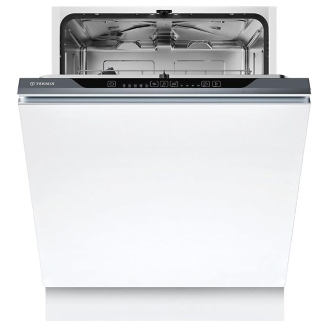 Teknix TXBD600 2 Series Fully Integrated 60cm Dishwasher - 15 Place Settings - Energy Class E