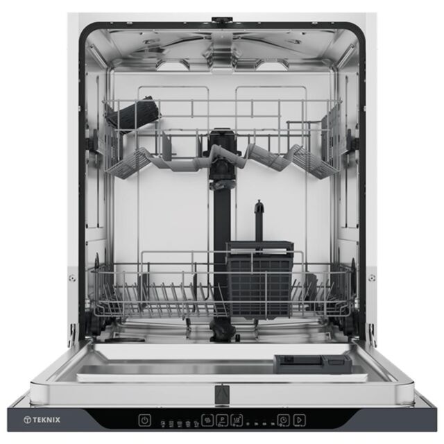 Teknix TXBD600 2 Series Fully Integrated 60cm Dishwasher - 15 Place Settings - Energy Class E