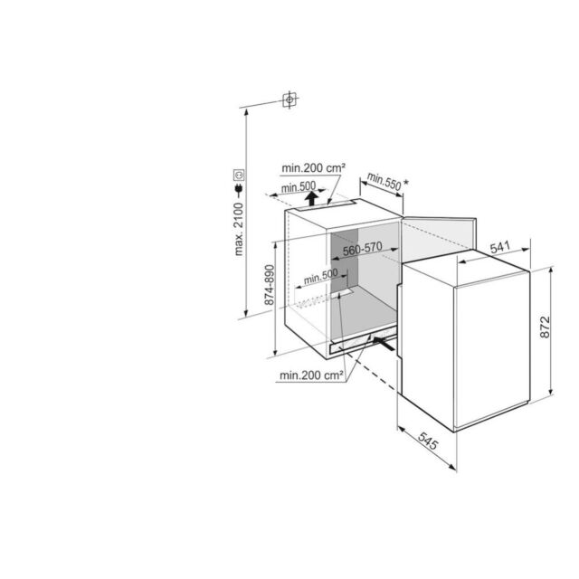 Liebherr IRSf3900 Fully Integrated Larder Fridge