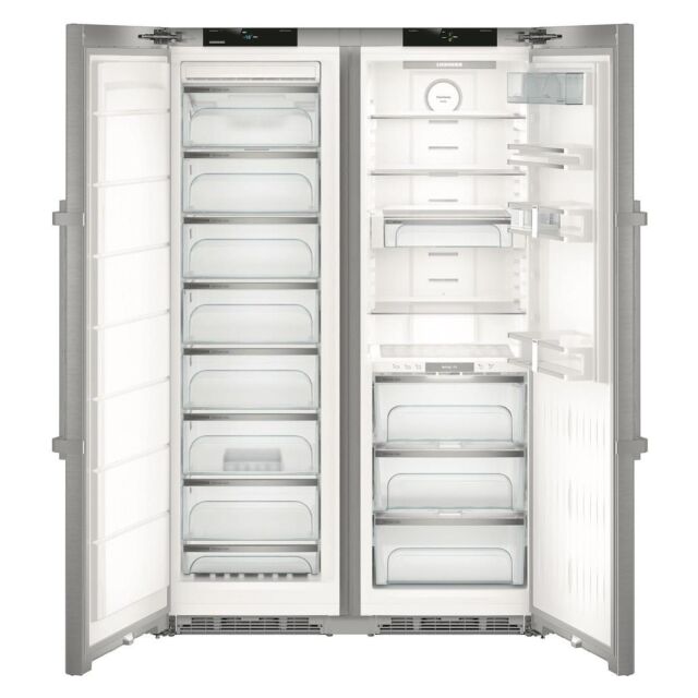 Liebherr SBSes8773 635L Freestanding Fridge Freezer Side by Side Combination