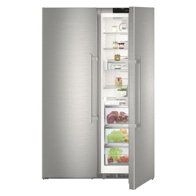 Liebherr SBSes8773 635L Freestanding Fridge Freezer Side by Side Combination