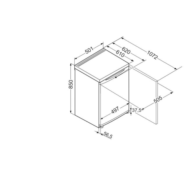 Liebherr T1400 Undercounter Larder Fridge