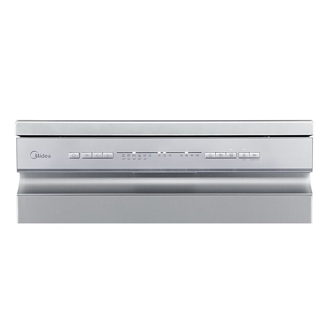 Midea MDWPF1233C(S)-WG-UK 12 Place Setting Freestanding 60cm Dishwasher - Silver