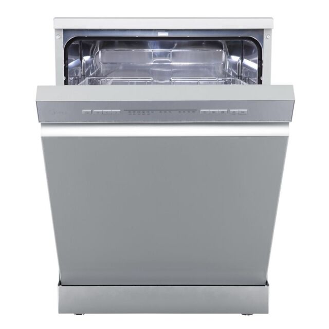 Midea MDWPF1233C(S)-WG-UK 12 Place Setting Freestanding 60cm Dishwasher - Silver