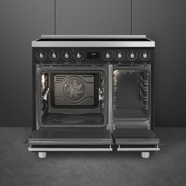 Smeg C92IPMB2 90cm Induction Range Cooker - Matte Black