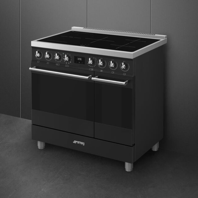 Smeg C92IPMB2 90cm Induction Range Cooker - Matte Black