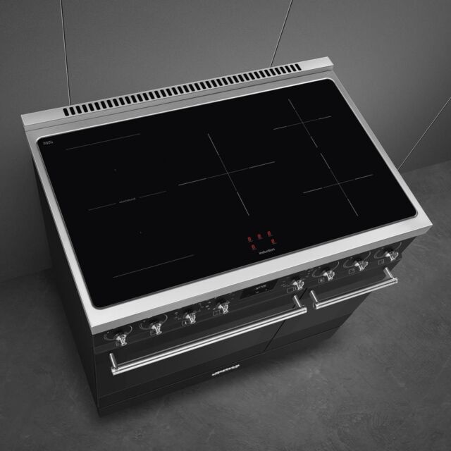 Smeg C92IPMB2 90cm Induction Range Cooker - Matte Black