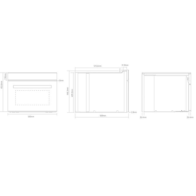 Caple CM111SS Built-In Combination Microwave