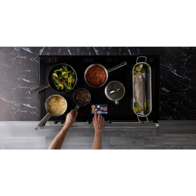 Stoves Sterling Deluxe ST DX STER D1000Ei ZLS SS 100cm Electric Induction (Zoneless) Range Cooker