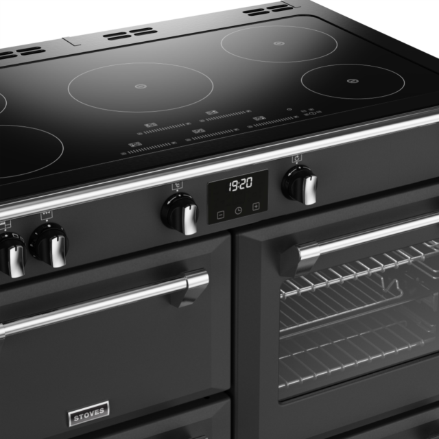 Stoves Richmond Deluxe ST DX RICH D1000Ei TCH AGR 100cm Electric Induction (Touch Control) Range Cooker