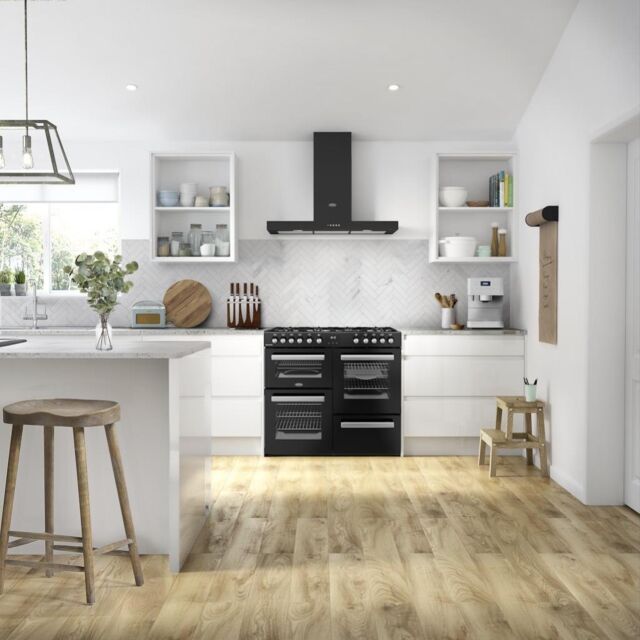 Belling RCA COOKCENTRE 100DF 100cm Dual Fuel Range Cooker - Black