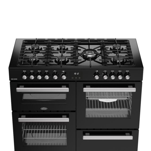 Belling RCA COOKCENTRE 110DF 110cm Dual Fuel Range Cooker - Black