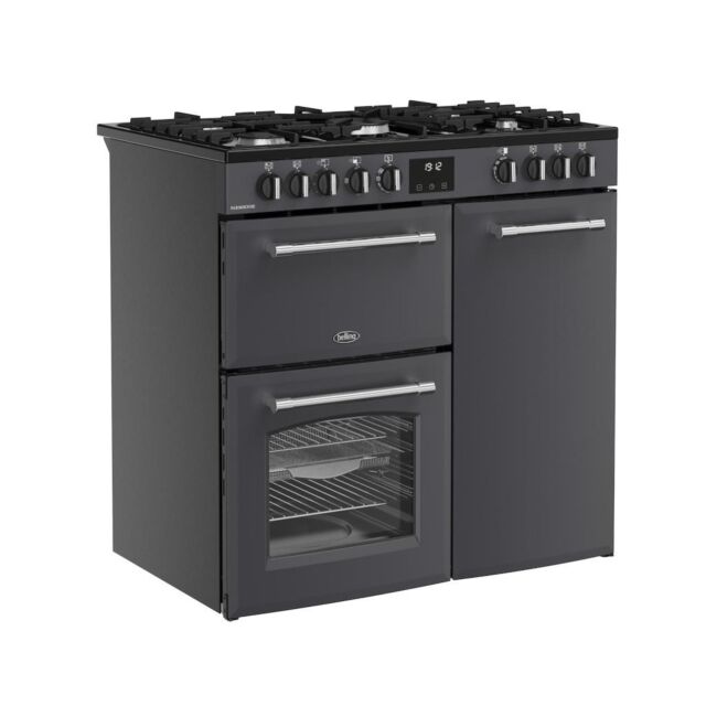 Belling RCA FARMHOUSE 90DF 90cm Dual Fuel Range Cooker - Anthracite