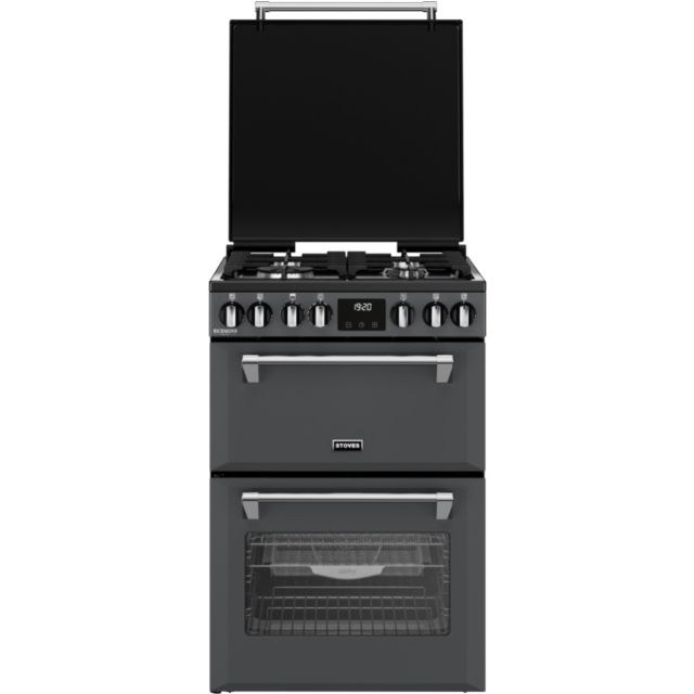Stoves DX MRA RICH 60DF 60cm Dual Fuel Cooker with Double Oven - Anthracite