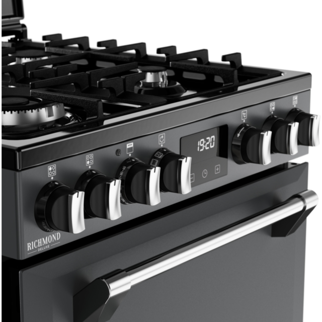 Stoves DX MRA RICH 60DF 60cm Dual Fuel Cooker with Double Oven - Anthracite