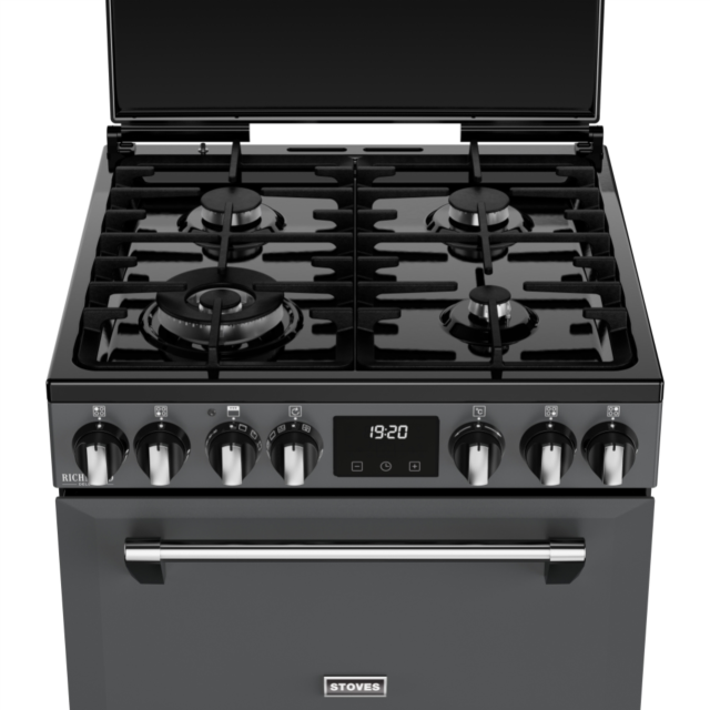 Stoves DX MRA RICH 60DF 60cm Dual Fuel Cooker with Double Oven - Anthracite