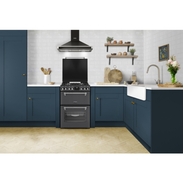 Stoves DX MRA RICH 60DF 60cm Dual Fuel Cooker with Double Oven - Anthracite